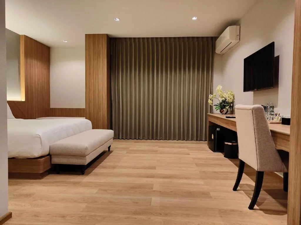 Bed in Butterfly Hotel Betong