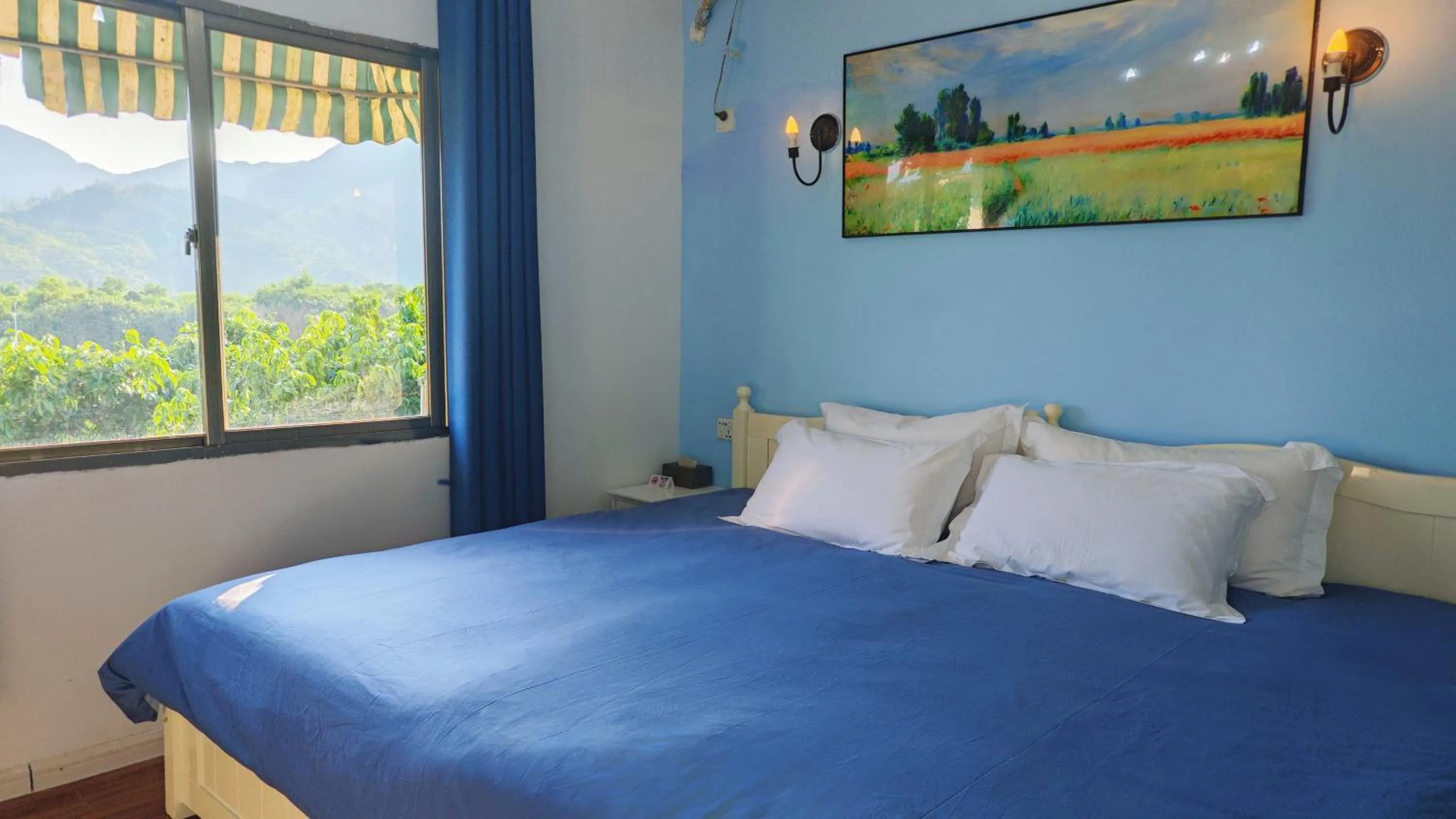 Bedroom, Bed in Cloud Tree Inn Boutique Guesthouse XiChong DaPeng ShenZhen 深圳大鹏西涌云树里民宿Yun Shu Li