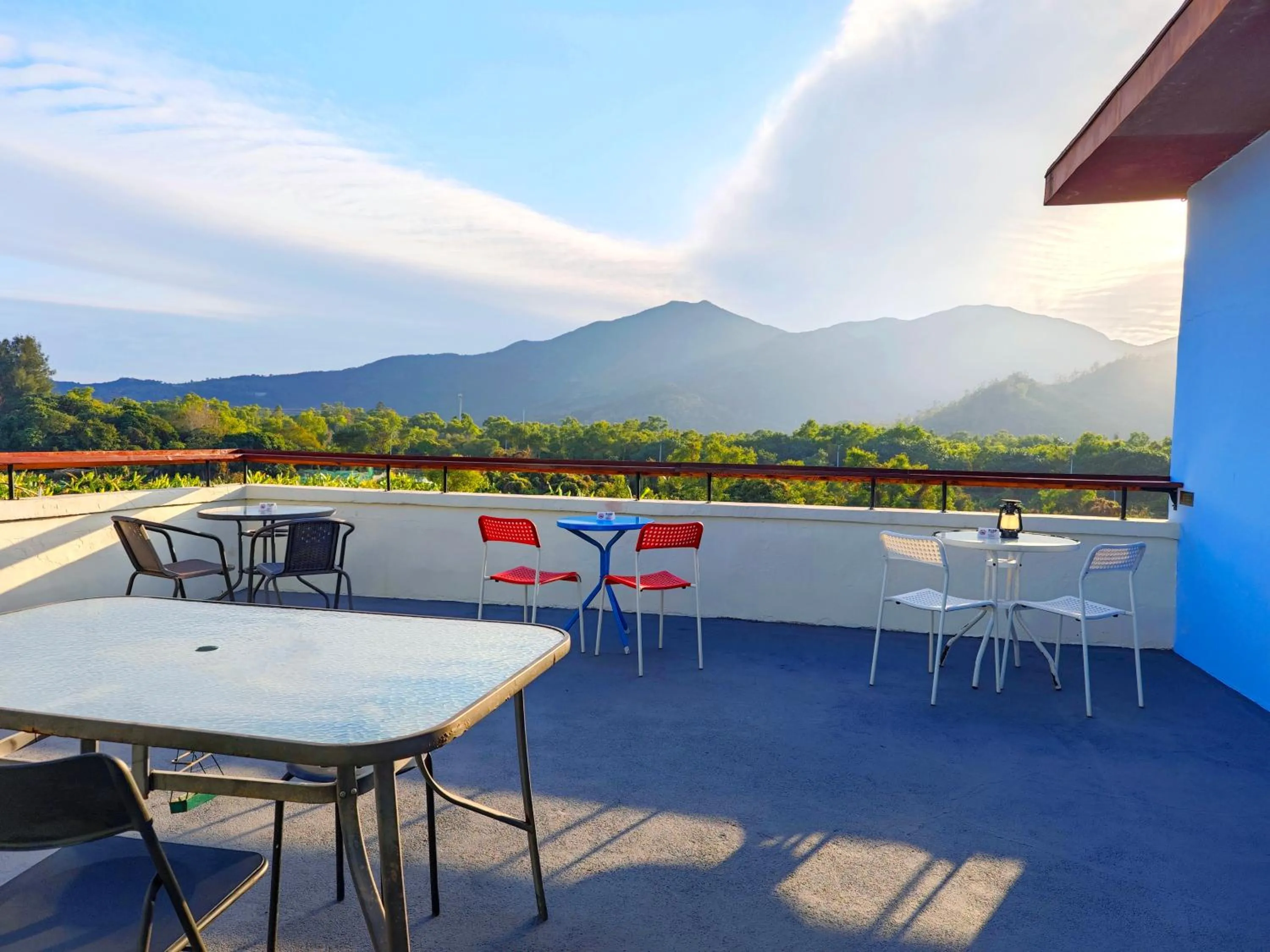 Balcony/Terrace in Cloud Tree Inn Boutique Guesthouse XiChong DaPeng ShenZhen 深圳大鹏西涌云树里民宿Yun Shu Li