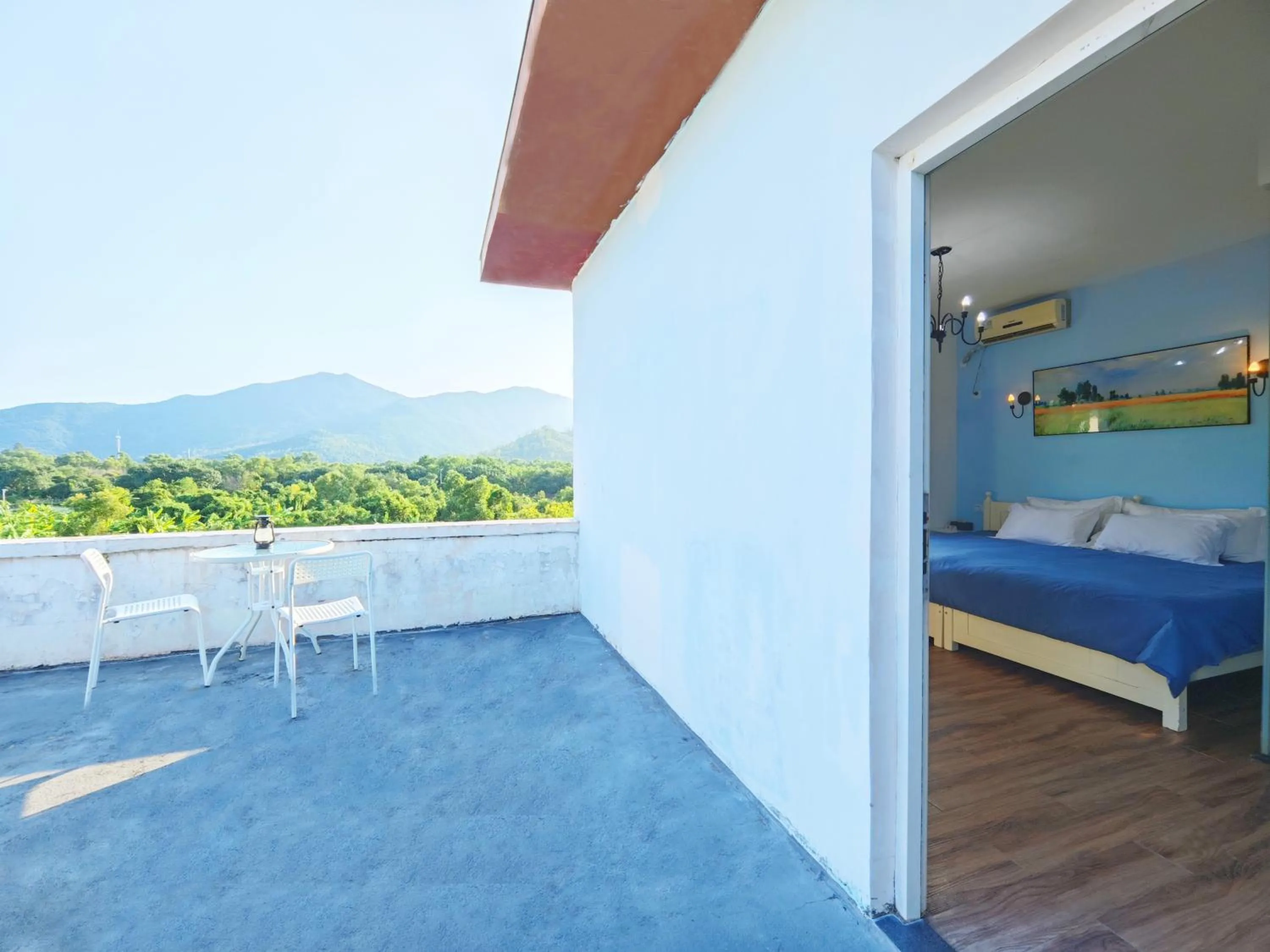 Bedroom, Bed in Cloud Tree Inn Boutique Guesthouse XiChong DaPeng ShenZhen 深圳大鹏西涌云树里民宿Yun Shu Li