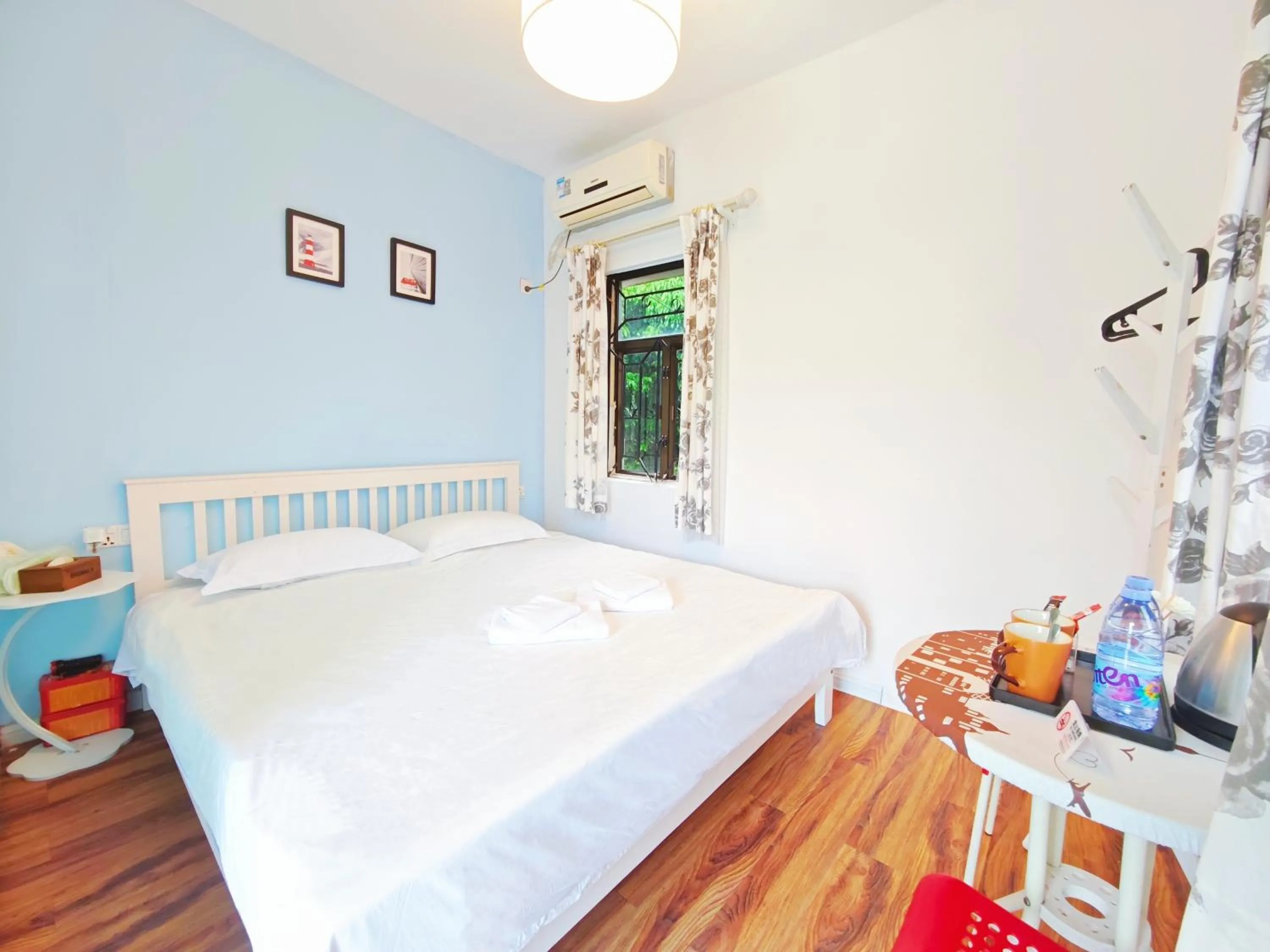 Bedroom, Bed in Cloud Tree Inn Boutique Guesthouse XiChong DaPeng ShenZhen 深圳大鹏西涌云树里民宿Yun Shu Li