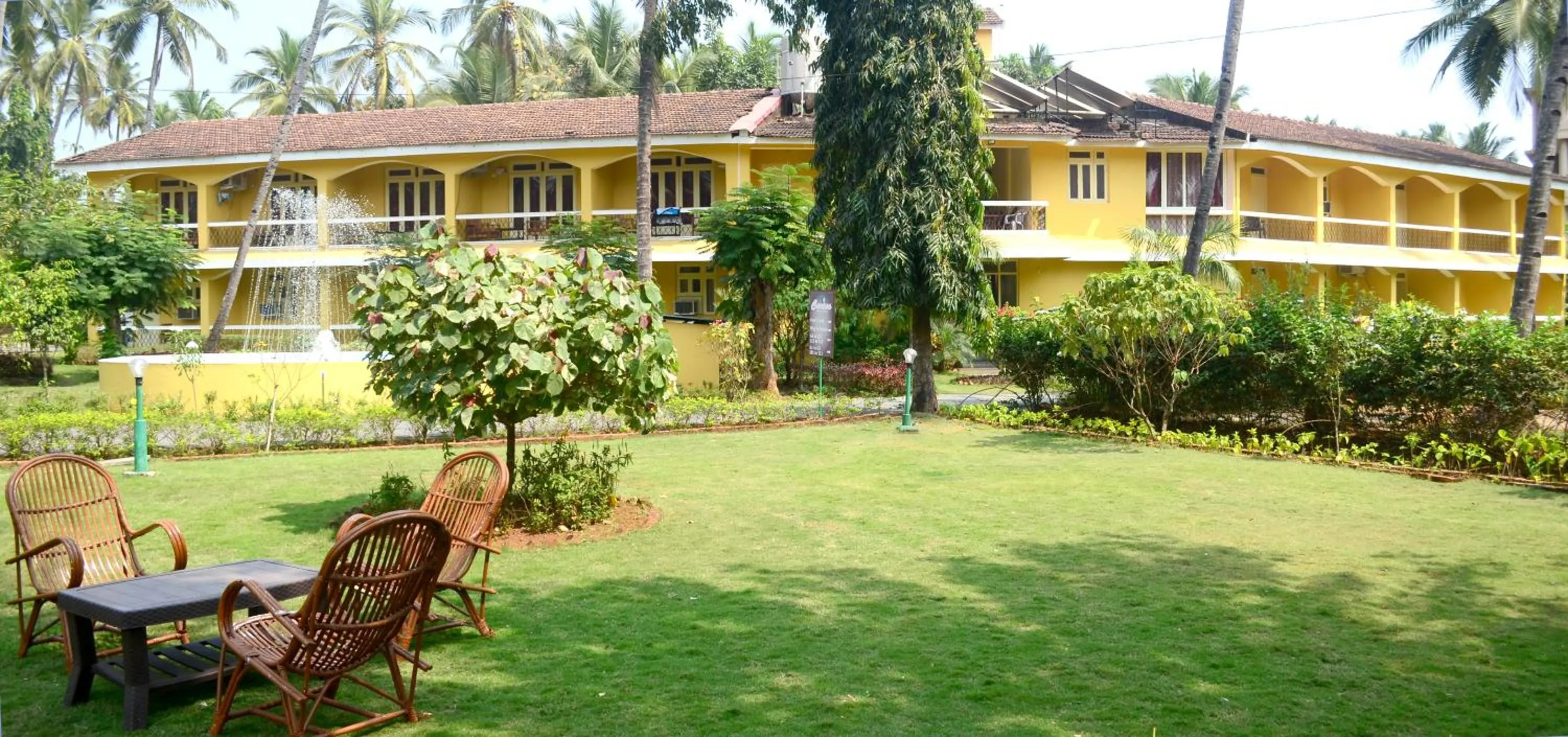 Garden in Carina Beach Resort
