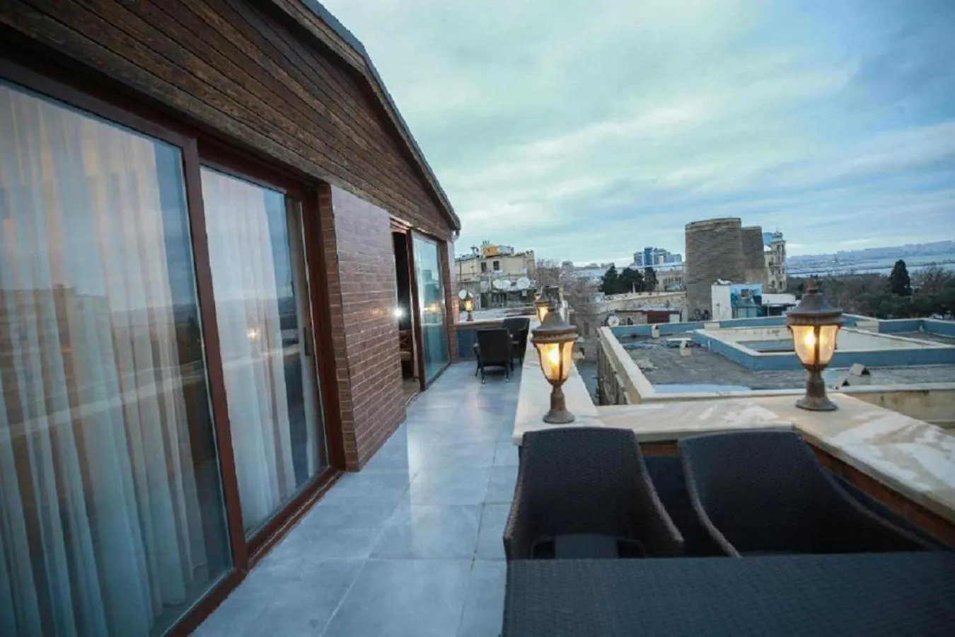 Balcony/Terrace in West Inn Hotel & Restaurant