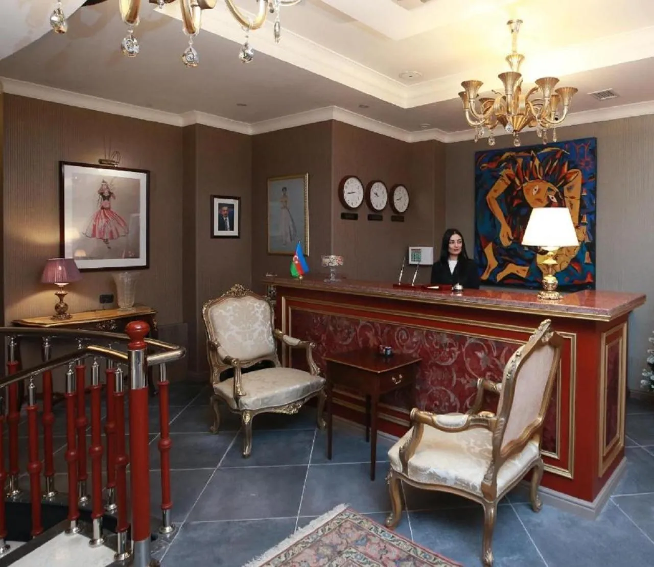 Lobby or reception in West Inn Hotel & Restaurant