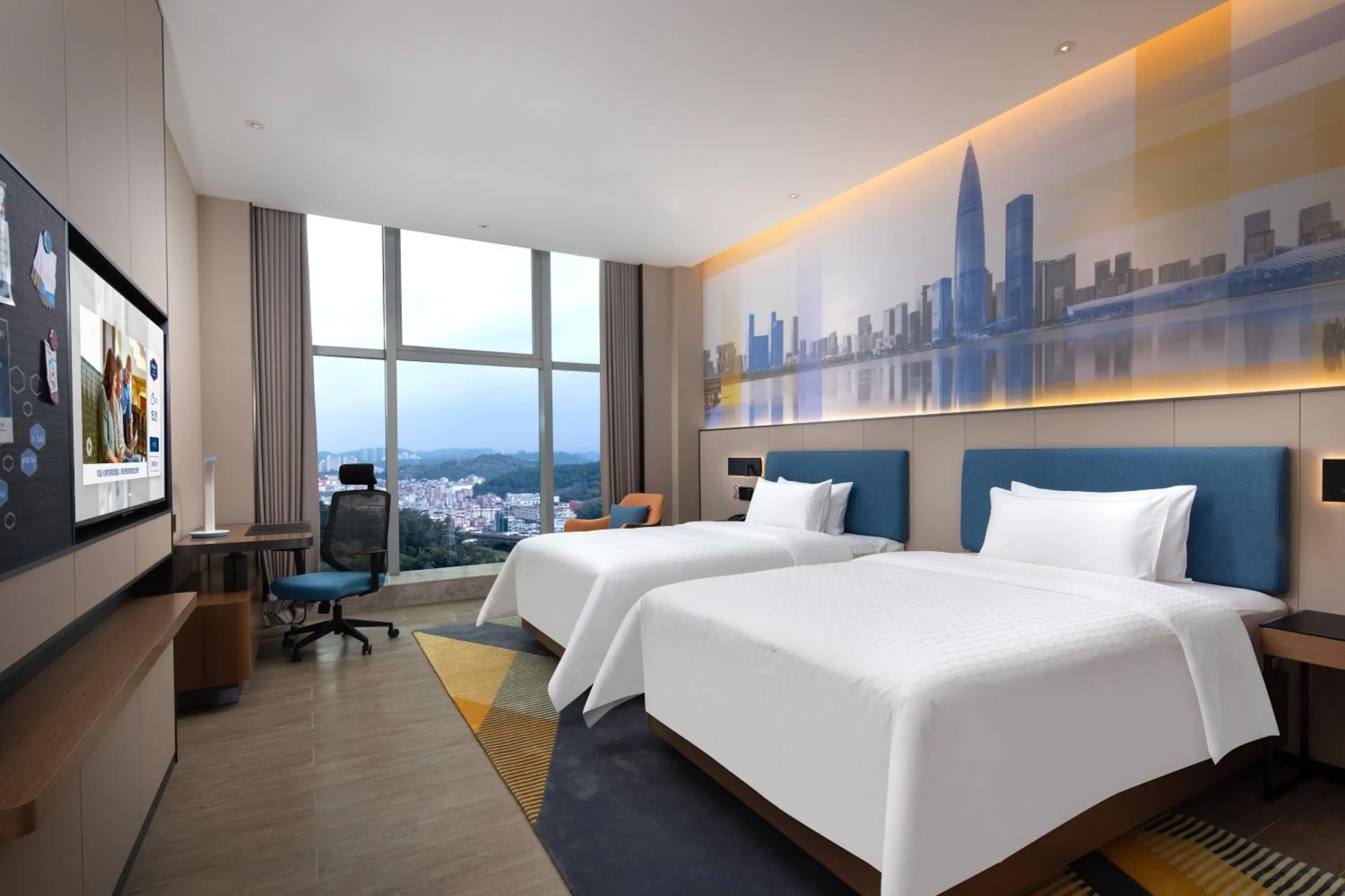 Bed in Hampton by Hilton Shenzhen Longgang Yonghu