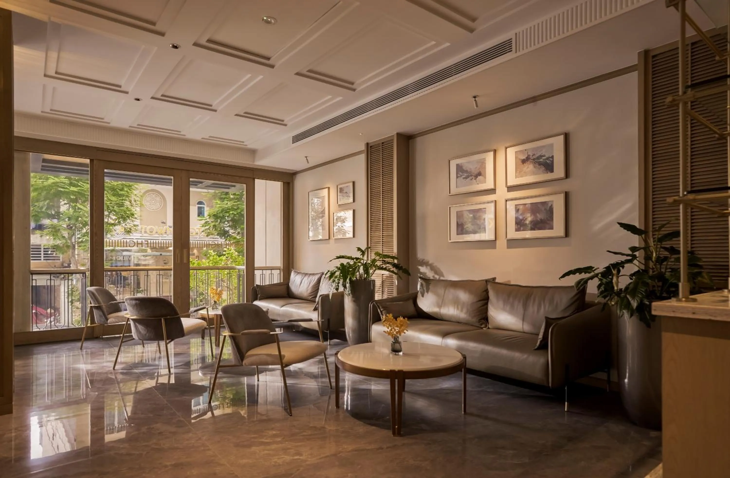 Living room in La Siesta Premium Saigon Central