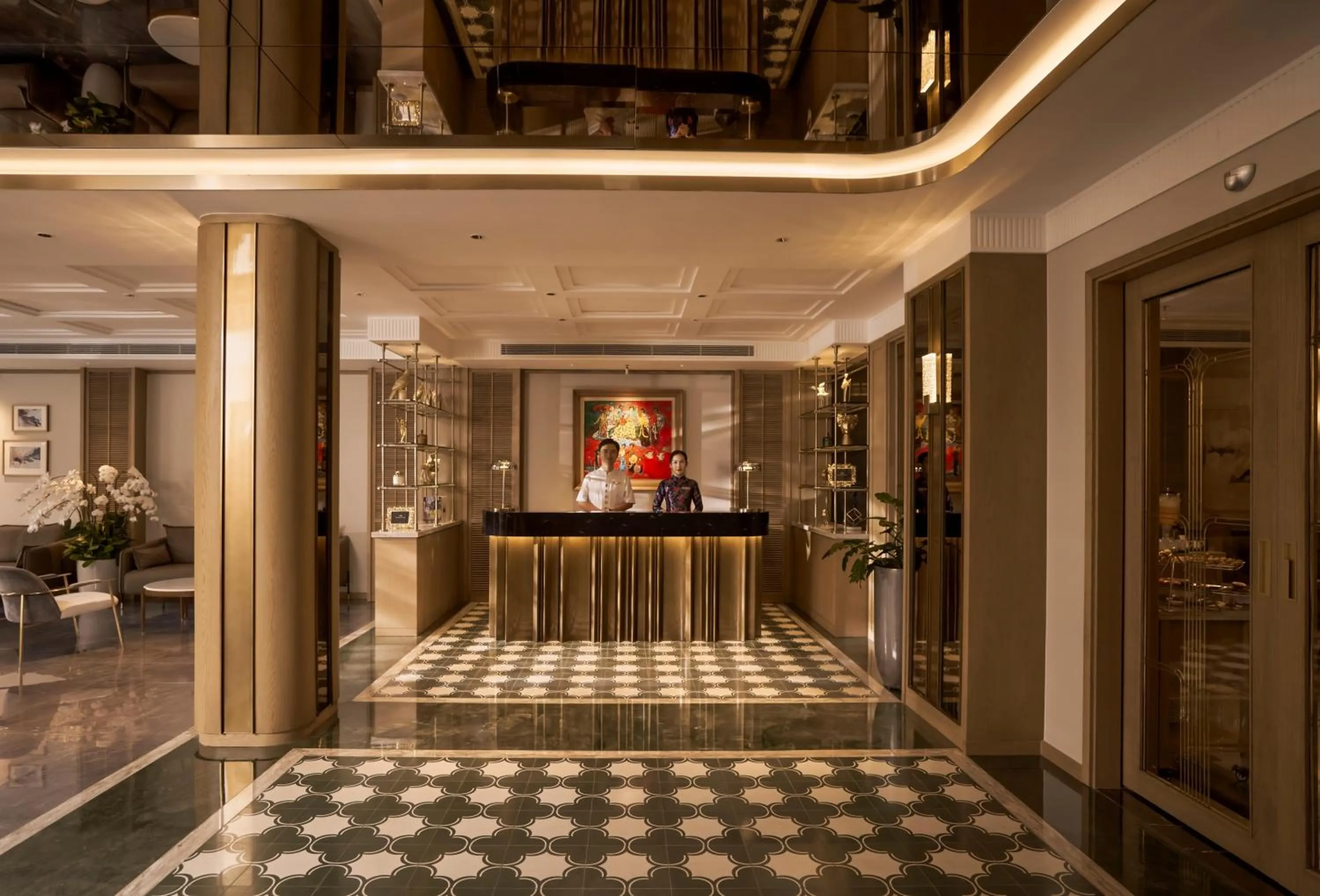 Lobby or reception in La Siesta Premium Saigon Central