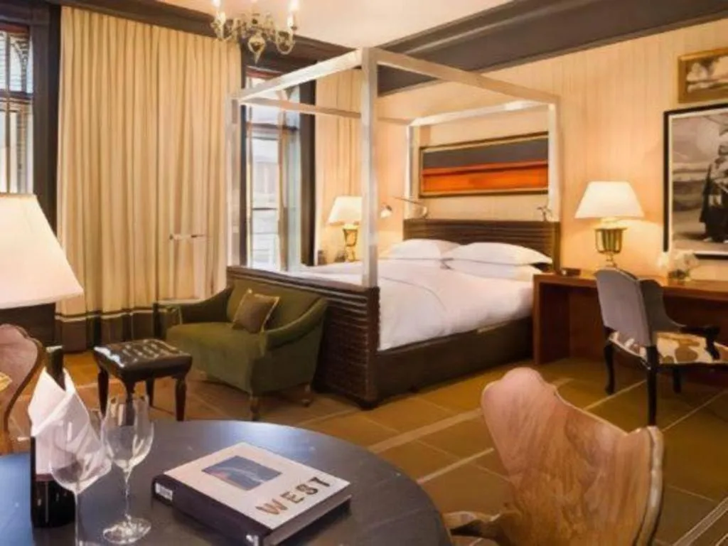 Bed in Hotel Jerome, An Auberge Resort