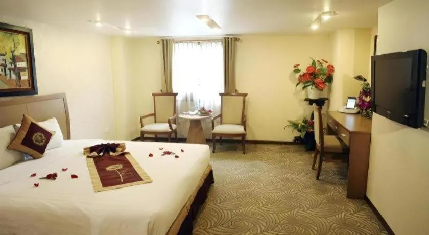 Bed in Lenid De Ho Guom Hotel