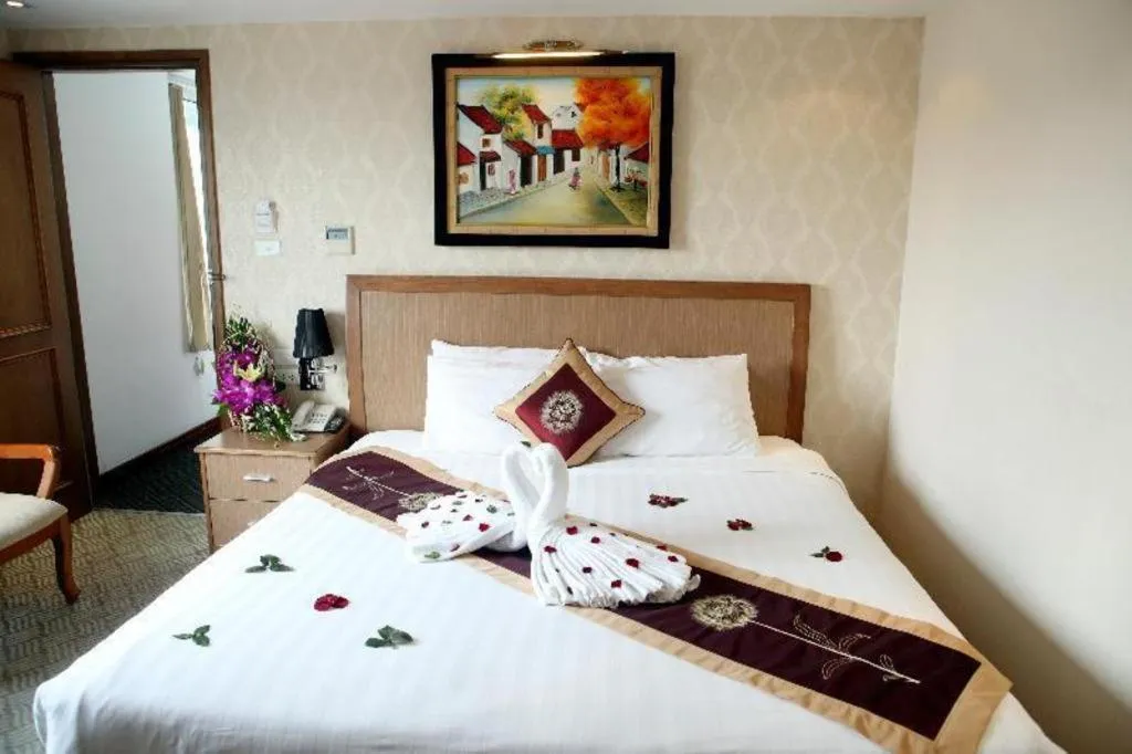 Bed in Lenid De Ho Guom Hotel