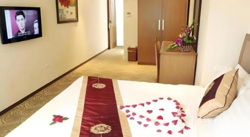 Bed in Lenid De Ho Guom Hotel