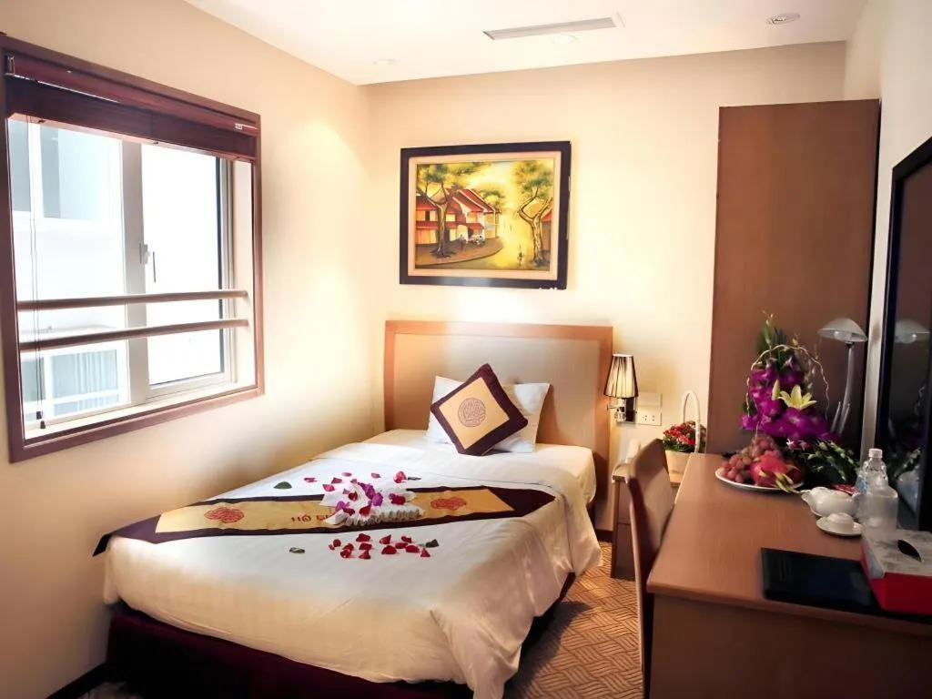 Bed in Lenid De Ho Guom Hotel