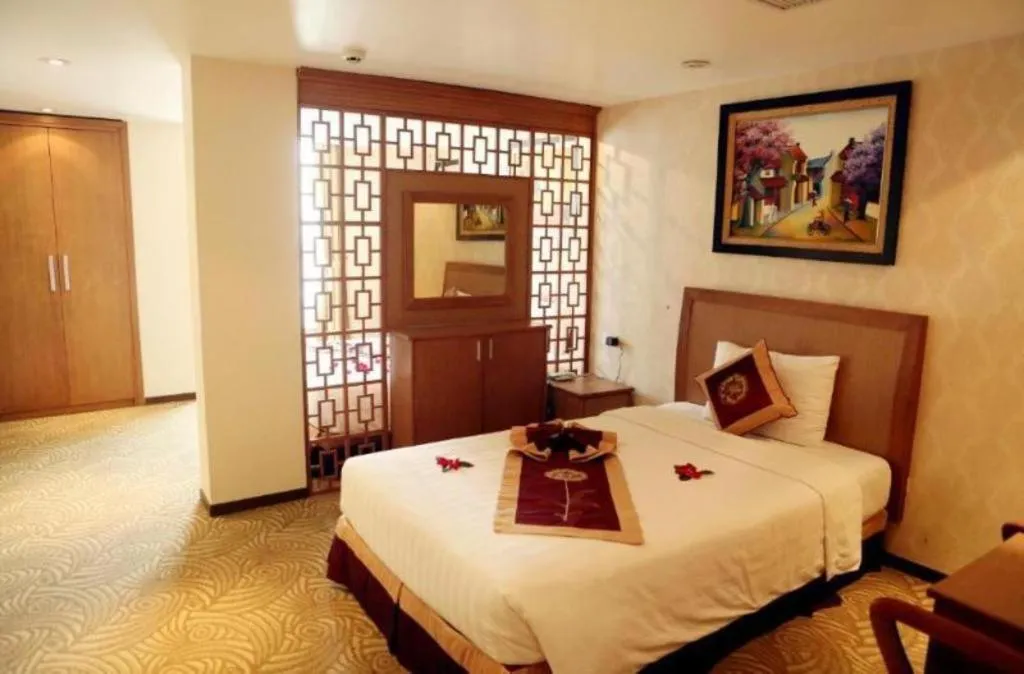 Bed in Lenid De Ho Guom Hotel