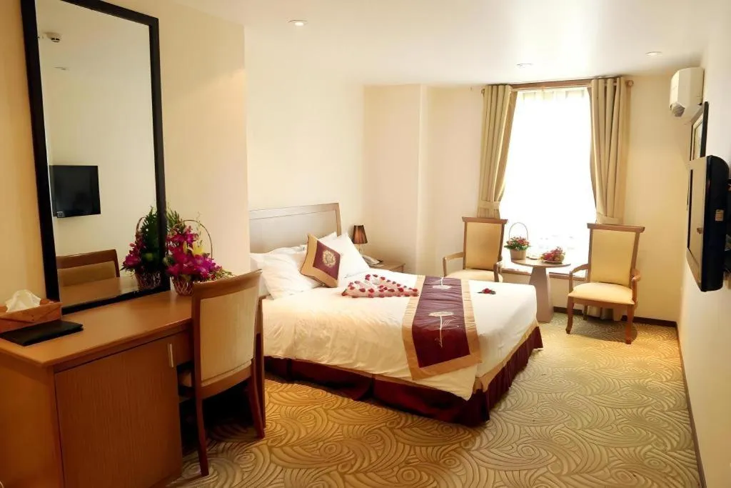 Bed in Lenid De Ho Guom Hotel