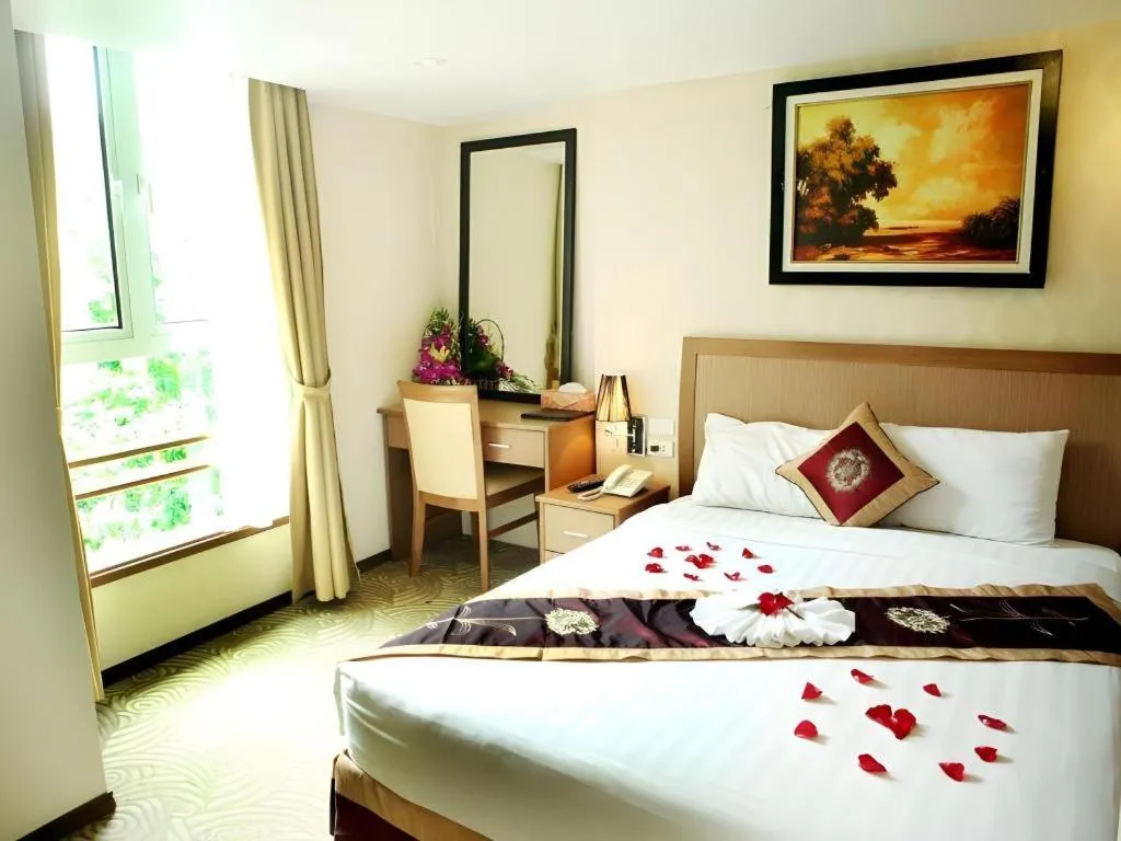 Bed in Lenid De Ho Guom Hotel