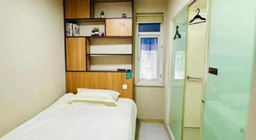 Bed in Jinjiang Inn Style Ningbo Railway Station