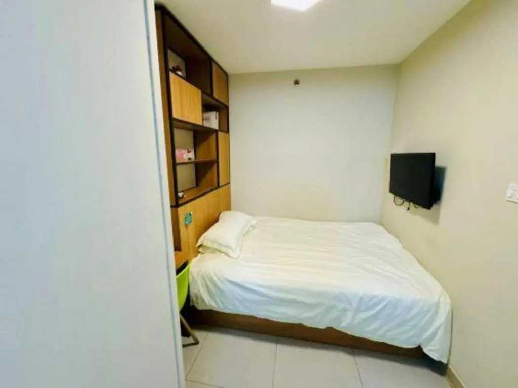 Bed in Jinjiang Inn Style Ningbo Railway Station