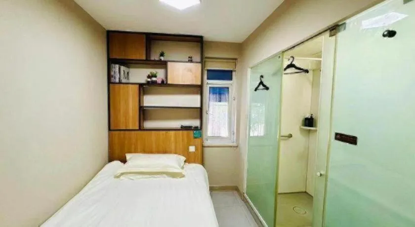 Bed in Jinjiang Inn Style Ningbo Railway Station