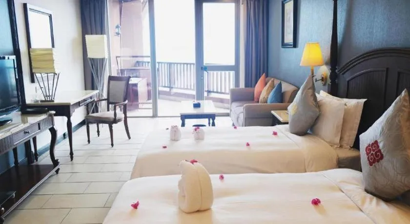 Bed in Timton Fuhe Hotel Sanya