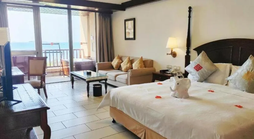 Bed in Timton Fuhe Hotel Sanya