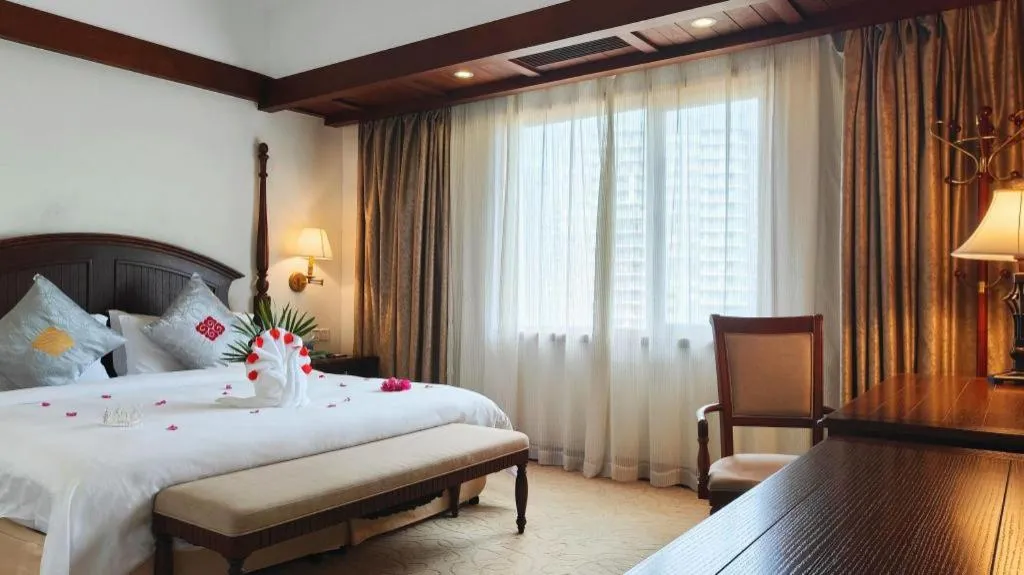 Bed in Timton Fuhe Hotel Sanya