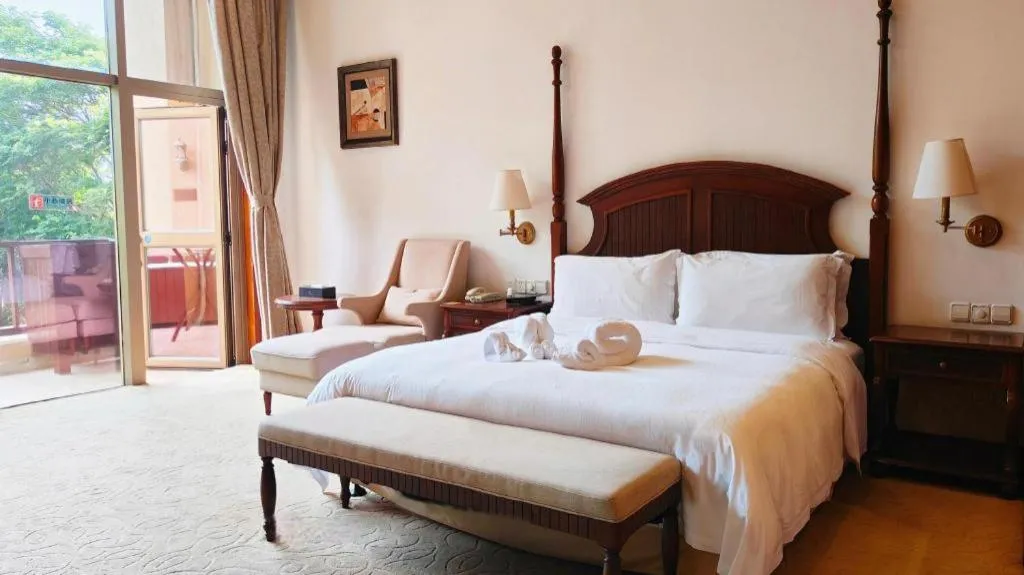 Bed in Timton Fuhe Hotel Sanya