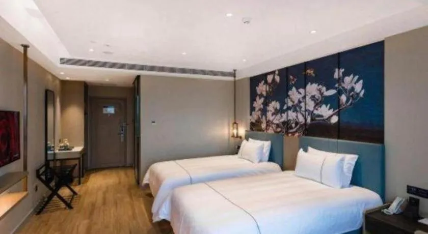 Bed in Jinjiang Inn Chengdu Kuanzhai Alley Jinxianqiao