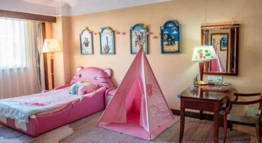 Bed in New Century Hotel Taizhou