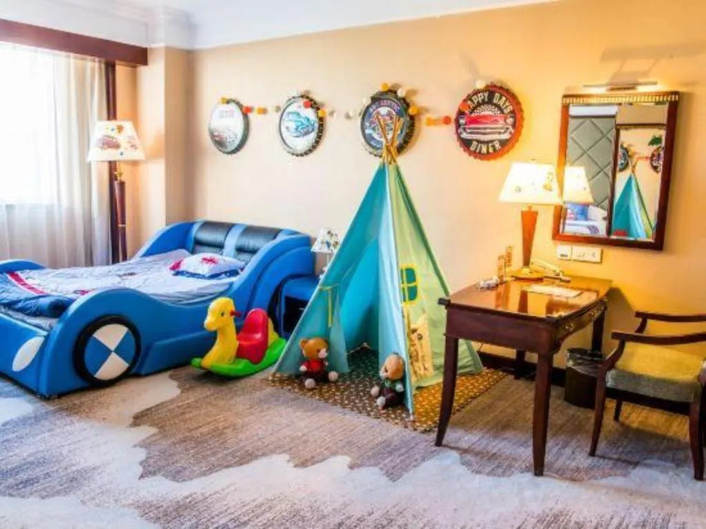 Bed in New Century Hotel Taizhou