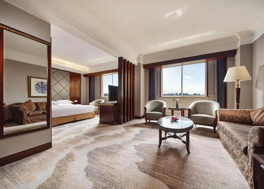 Bed in New Century Hotel Taizhou