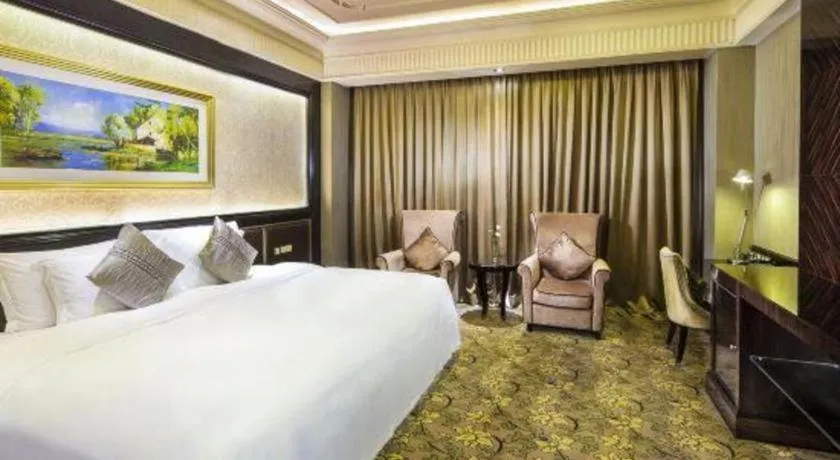 Bed in Chateau StarRiver Guangzhou Peninsula