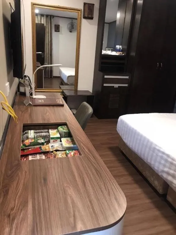 Bed in New Moon Hotel