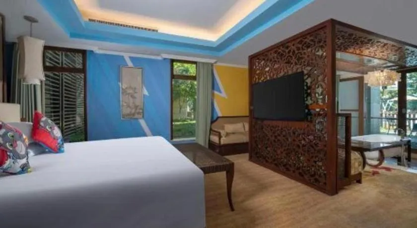 Bed in New Century Resort Jiulong Lake Ningbo