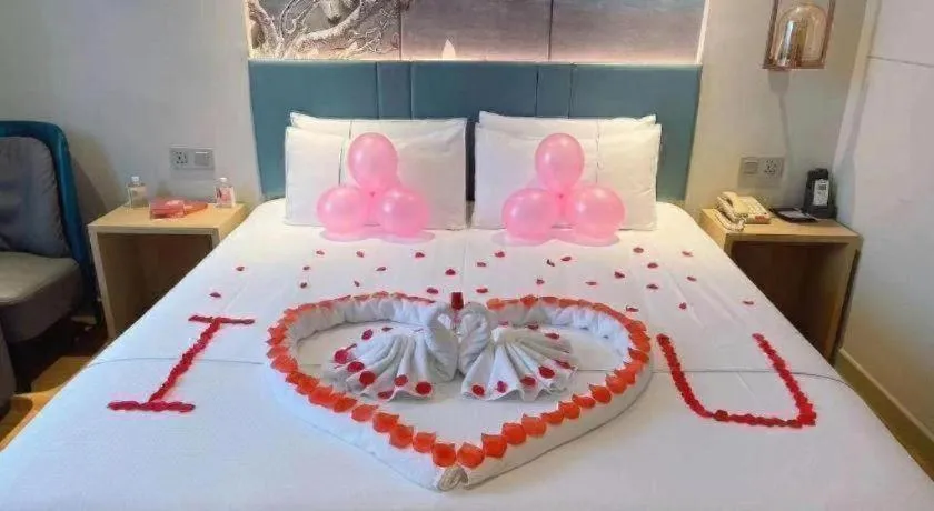 Bed in Magnotel Business Xuzhou Jinying Sudi Road Metro Station