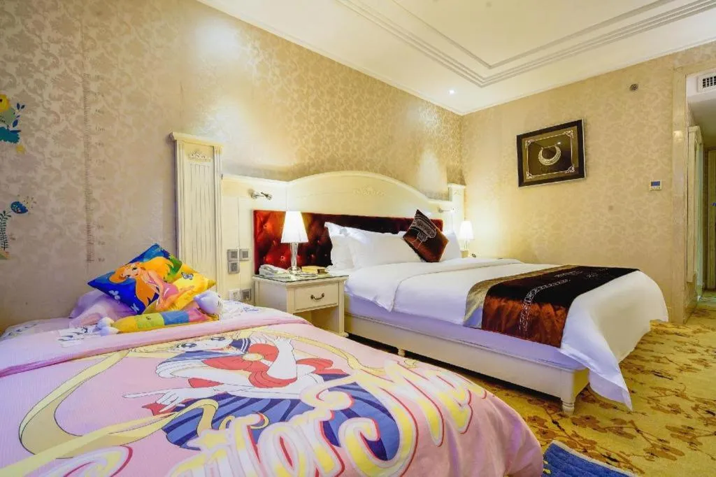 Bed in Guilin Bravo Hotel Grand Wing