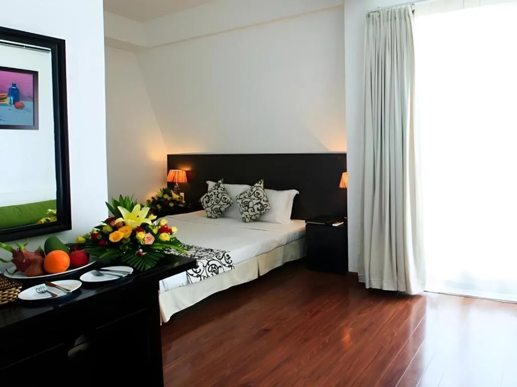 Bed in Paragon Villa Hotel Nha Trang