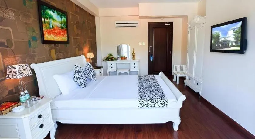 Bed in Paragon Villa Hotel Nha Trang