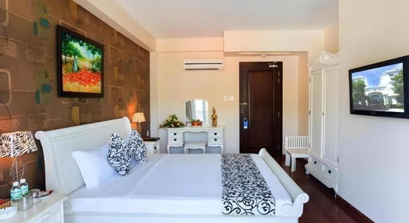 Bed in Paragon Villa Hotel Nha Trang