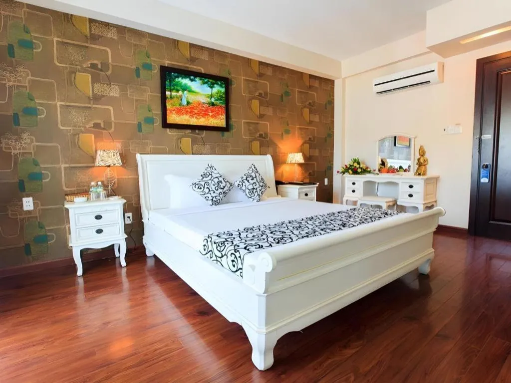 Bed in Paragon Villa Hotel Nha Trang