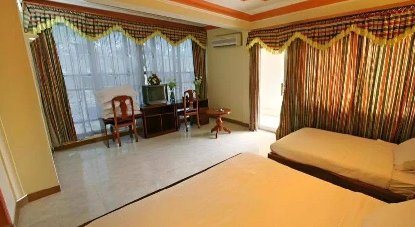 Bed in Lucky Star Hotel