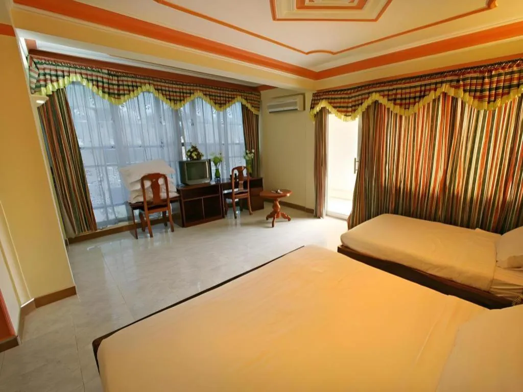 Bed in Lucky Star Hotel