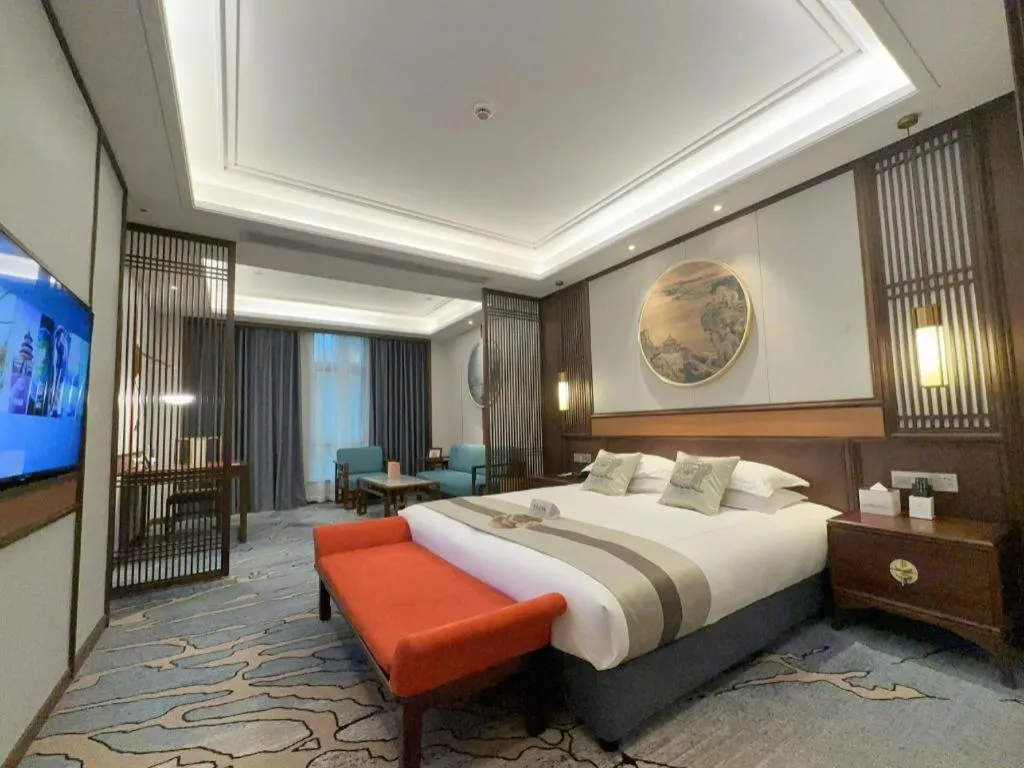 Bed in Hangzhou Blossom Hotel