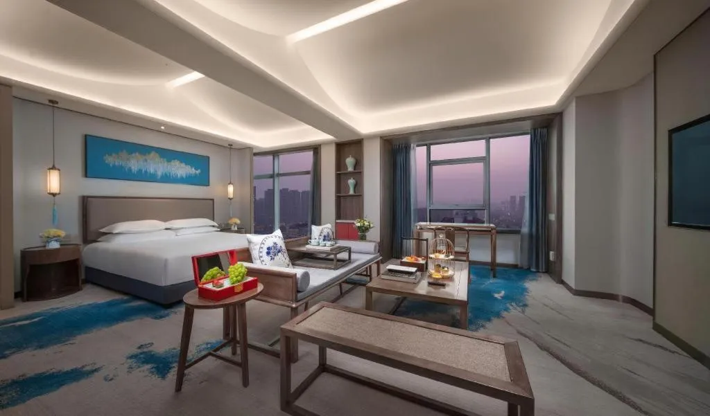 Bed in Hangzhou Blossom Hotel