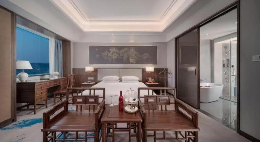 Bed in Hangzhou Blossom Hotel