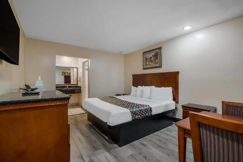 Bed in Americas Best Value Inn Redlands San Bernardino
