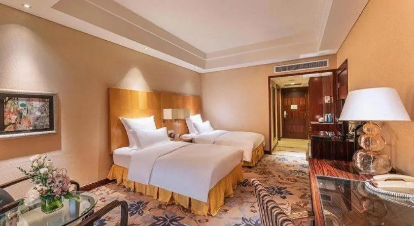 Bed in Kunshan Newport Hotel