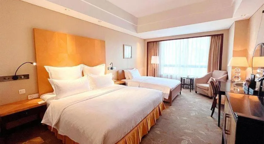 Bed in Kunshan Newport Hotel