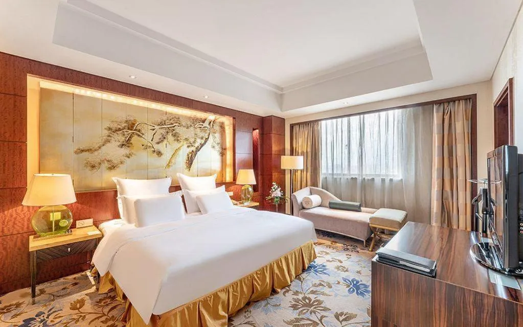 Bed in Kunshan Newport Hotel