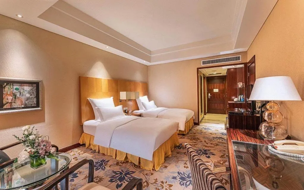 Bed in Kunshan Newport Hotel