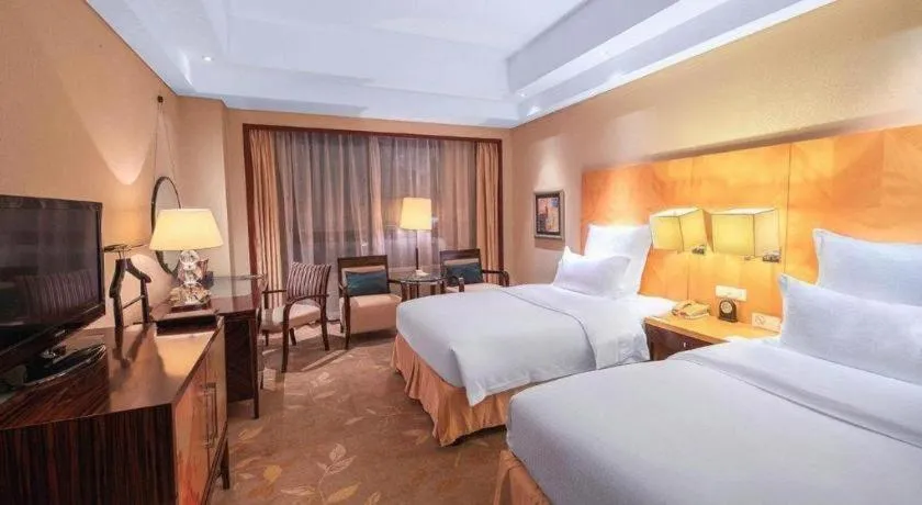 Bed in Kunshan Newport Hotel